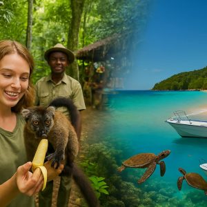 Lemur and Snorkel Trip on Nosy Be in Madagascar